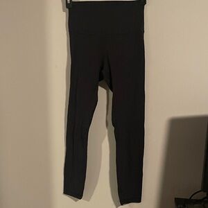 Lululemon black 25 inch align leggings